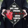 The Ups And Downs Were Worth It - 2026 Personalized Graduation Cap Topper HA75 920606