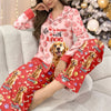 Custom Dog Name Life Is Better With Dogs 3D Effect Pajamas LM32 895929