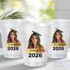 Custom Photo Congrats Graduation Class of 2026 Grad Party Favor Frosted Cups LM32 899895