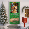 Custom Cute 3D Dog Merry Woofmas Christmas Decoration Door Cover LM32 897121
