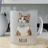 Custom Cat Photo Glass Mug For Cat Lovers CH07 899276