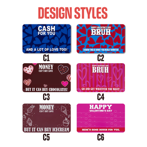 Custom Money Holder Card Funny Valentine's Gift For Couple HO82 901130