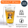 Custom Dog Photo Admit It Life Would Be Boring Without Me Beer Glass Gift For Dad HO82 902422