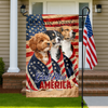 Custom Photo God Bless America Garden Flag TH10 898891