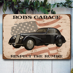 Custom Photo Car Metal Sign Gift For Car Lovers TH10 896701