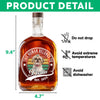 Custom Photo Human Belongs To Dog Cat Whiskey Bottle CH07 895962