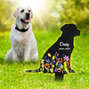 Custom Floral Dog Name Memorial Garden Stake TH10 894119