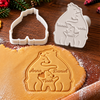 Custom Bear Family Shaped Cookie Stamp, Personalized Baking Accessory HO82 904174