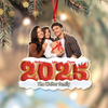 Custom Family Photo 2025 Cookie Christmas Acrylic Ornament CH07 899486