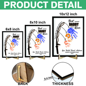 You Are The Reel Catch Daddy 2-Layered Wooden Plaque With Stand TH10 892989