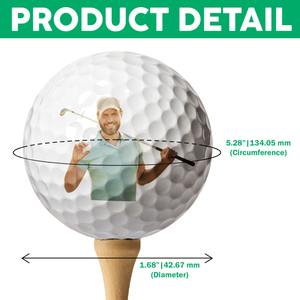 Custom Photo Best Dad Mom Ever Golf Ball LM32 897587