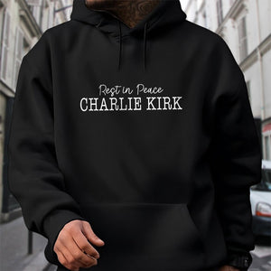 Rest In Peace Charlie Kirk Memorial Dark Shirt LM32 65447