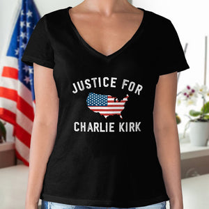 Justice For Charlie Kirk Dark Shirt LM32 65463