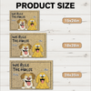 We Rule The House - Personalized Doormat For Dog Lovers, Home Decor Gift CH07 895666