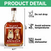 Custom Photo Keep That Shit Up Dad - Personalized Whiskey Bottle For Dog Lovers LM32 895117