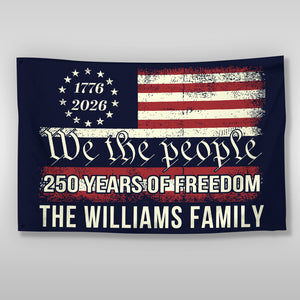 We The People 250 Years Of Freedom Double-Sided House Flag TH10 894553