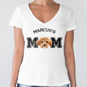 Custom Photo Dog - Dog's Dad, Dog's Mom Bright Shirt HA75 892474