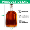 Custom Cat Photo Happy Father's Day From Your Tiny Overlords Whiskey Bottle LM32 893601