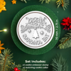 Personalized Family Name Merry Christmas Cookie Stamp, Holiday Baker Gift HO82 904112