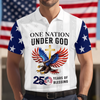 Personalized One Nation Under God America 250th 1776-2026 Polo Shirt LM32 899607