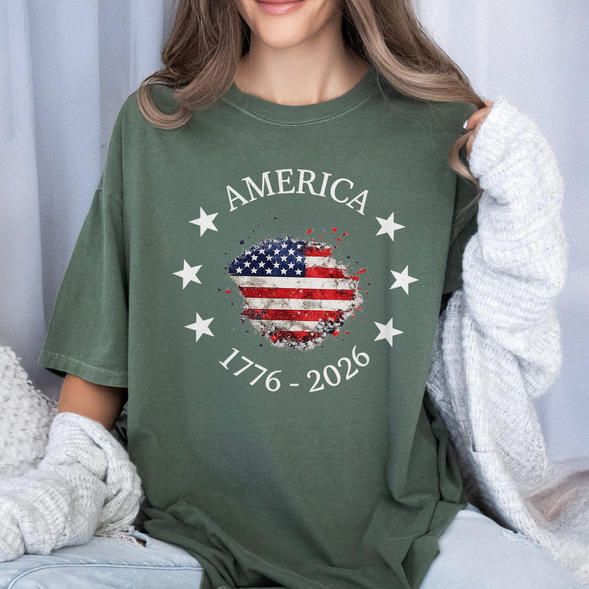 America 250th Anniversary 1776 – 2026, Vintage USA Flag Patriotic Comfort Shirt TH10 170123