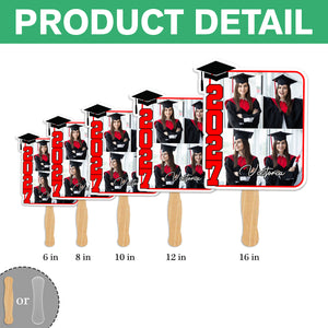 Custom Photo 2025 Graduation Perfect Gift Idea Face Fan LM32 893267