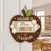 Personalized Welcome to My Classroom Door Sign Back to School Teacher Gift TH10 170315
