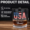Custom Name USA 250th Anniversary 1776-2026 Engraved Whiskey Glass Independence Day Gift LM32 897959