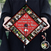 Custom Photo All That I Am And Hope To Be, I Owe To Those Who Believe In Me Graduation Cap Topper HO82 901522