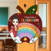 Teacher's Classroom Personalized DoorSign Gift For Teacher, Back To School HA75 892628