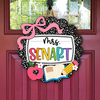 Custom Teacher Name Door Sign – Personalized Classroom Welcome Decor for Teachers TH10 170313