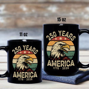 America 250 Years Black Mug TH10 894617