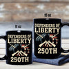 Defenders Of Liberty 250th Anniversary USA Black Mug HA75 897296