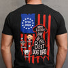 Custom Photo Happy Father's Day To Best Dog Dad Flag Back Comfort Shirt HO82 902792