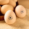 Personalized Hen Silhouette Egg Stamp with Name Gift for Family Farmer Breeder CH07 896560
