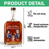 You And Me And The Dogs - Personalized Whiskey Bottle TH10 896893