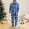 Custom Face Photo And Name Baseball Pattern Onesie Pajamas HO82 894966