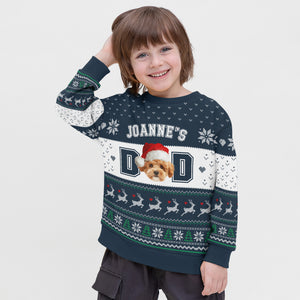 Custom Photo Dad Mom Ugly Sweater HO82 900314