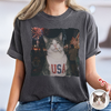 Custom Photo Funny Smoking Cat Comfort Shirt, Vintage 4th of July Gift CH07 911906