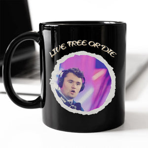 Charlie Kirk - Live Free Or Die Black Mug HO82 65794