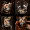 Custom Dog Cat Photo This Human Belong To Us Whiskey Glass HO82 902710