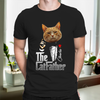 Custom Photo The Catfather Gentlemen Cat Shirt Personalized Gift For Dad HO82 893846