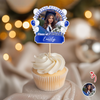 Custom Photo Congrats Graduation Class of 2026 Balloons Cupcake Topper CH07 910668