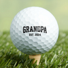 Personalized Papa Golf Ball Stamp Box Gift For Golf Players, Golf Lover HA75 921108