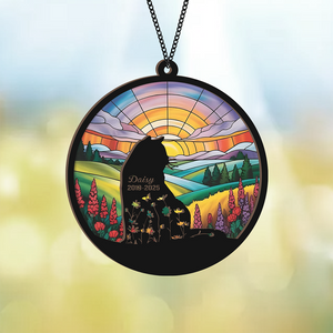 Custom Cat Memorial Suncatcher For Cat Lovers TH10 894309