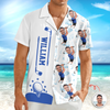 Custom Funny Golfer Photo Hawaii Shirt Gift For Golfer, Golf Lovers LM32 897615