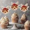 Custom Photo Cute Dog Cupcake Topper Christmas Gift For Dog Lovers TH10 894753