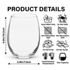 Custom Pet Photo Life Would Be Boring Without Me Wine Glass Mother's Day Gift CH07 910916