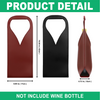 Custom Dog Cat Photo Life Would Be Boring Without Me Christmas Leather Wine Bag LM32 893871