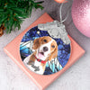 Custom Photo Metal Top Glass Ornament Gift For Pet Lovers LM32 897375